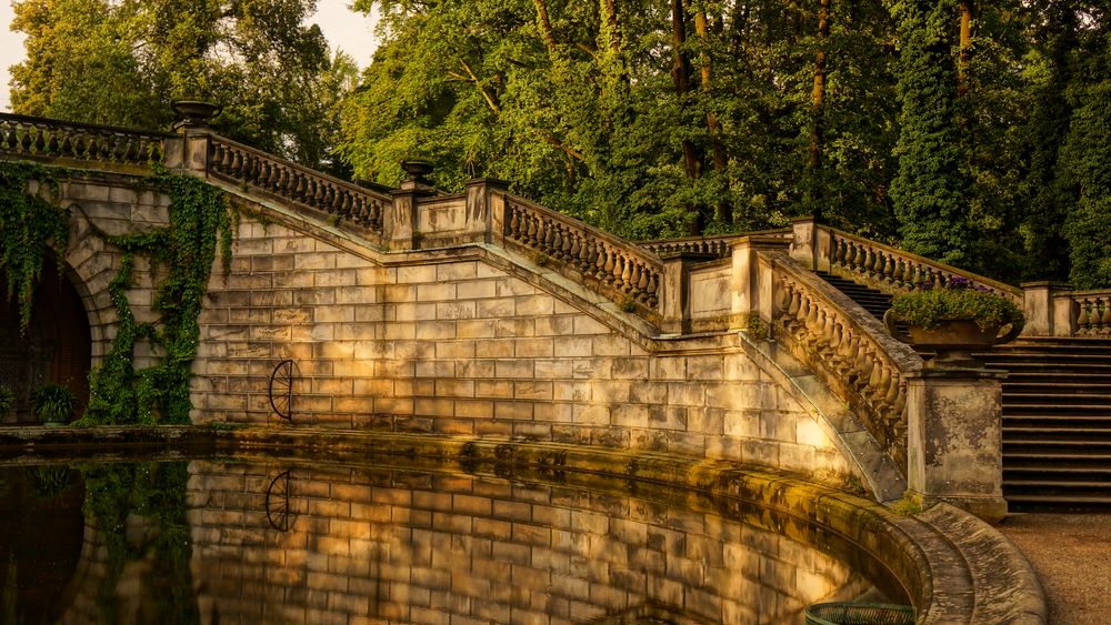 Abendstunden an der Orangerie in Potsdam