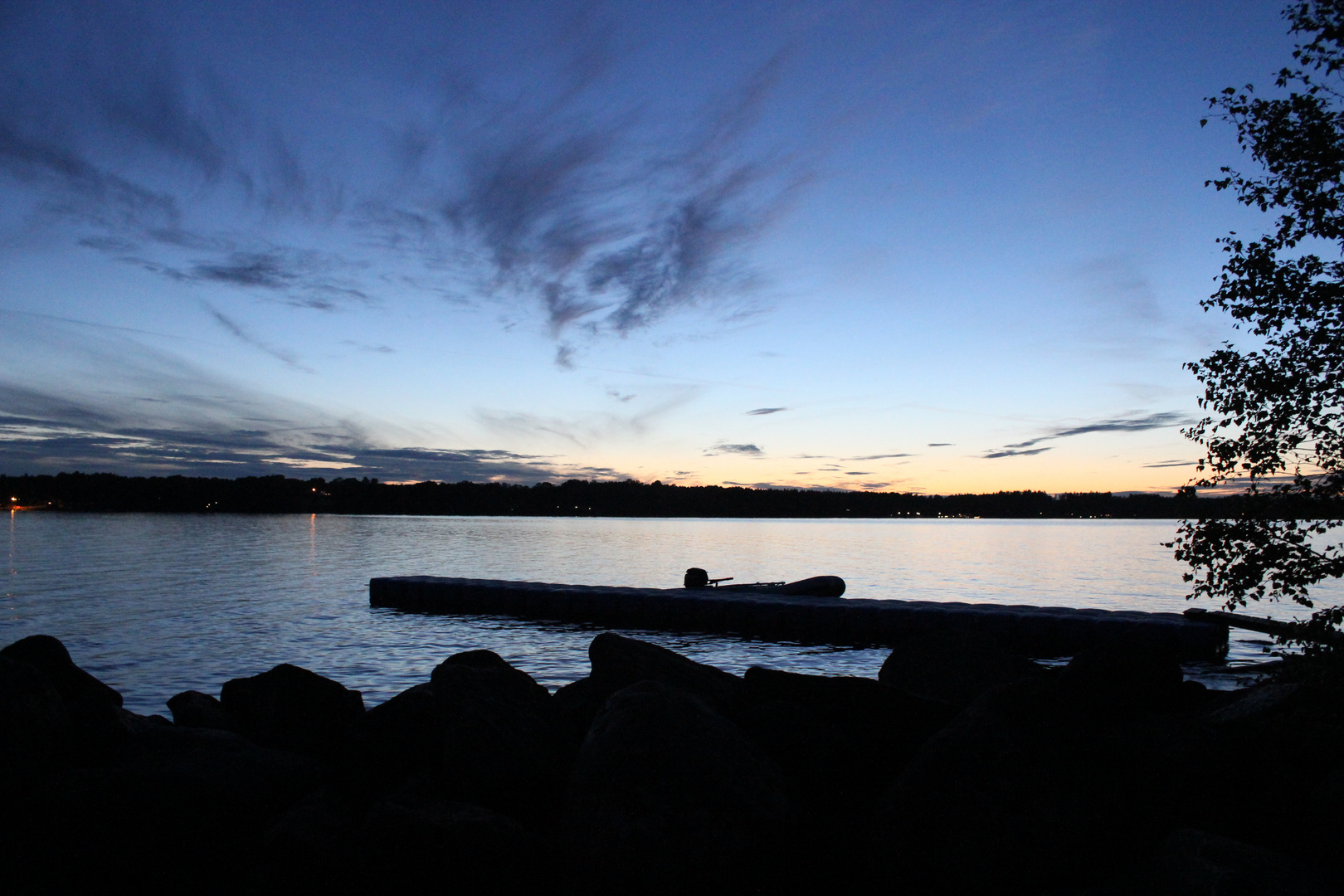 Abendstunden in Blau