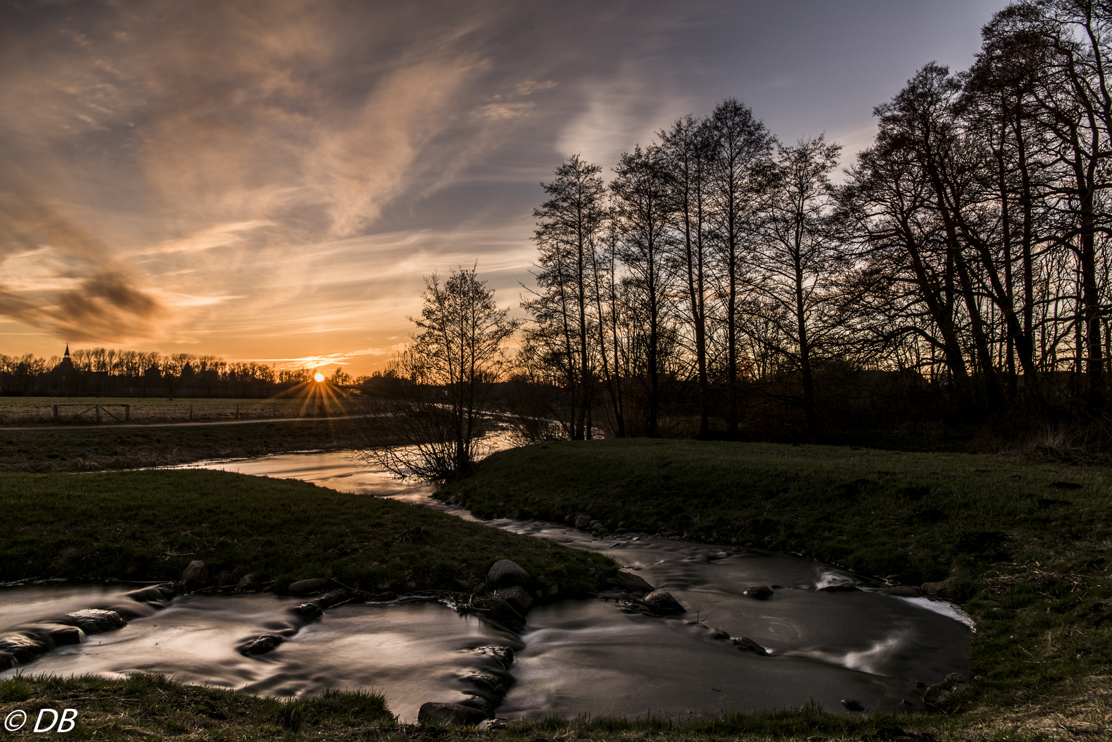 " Abendszene "