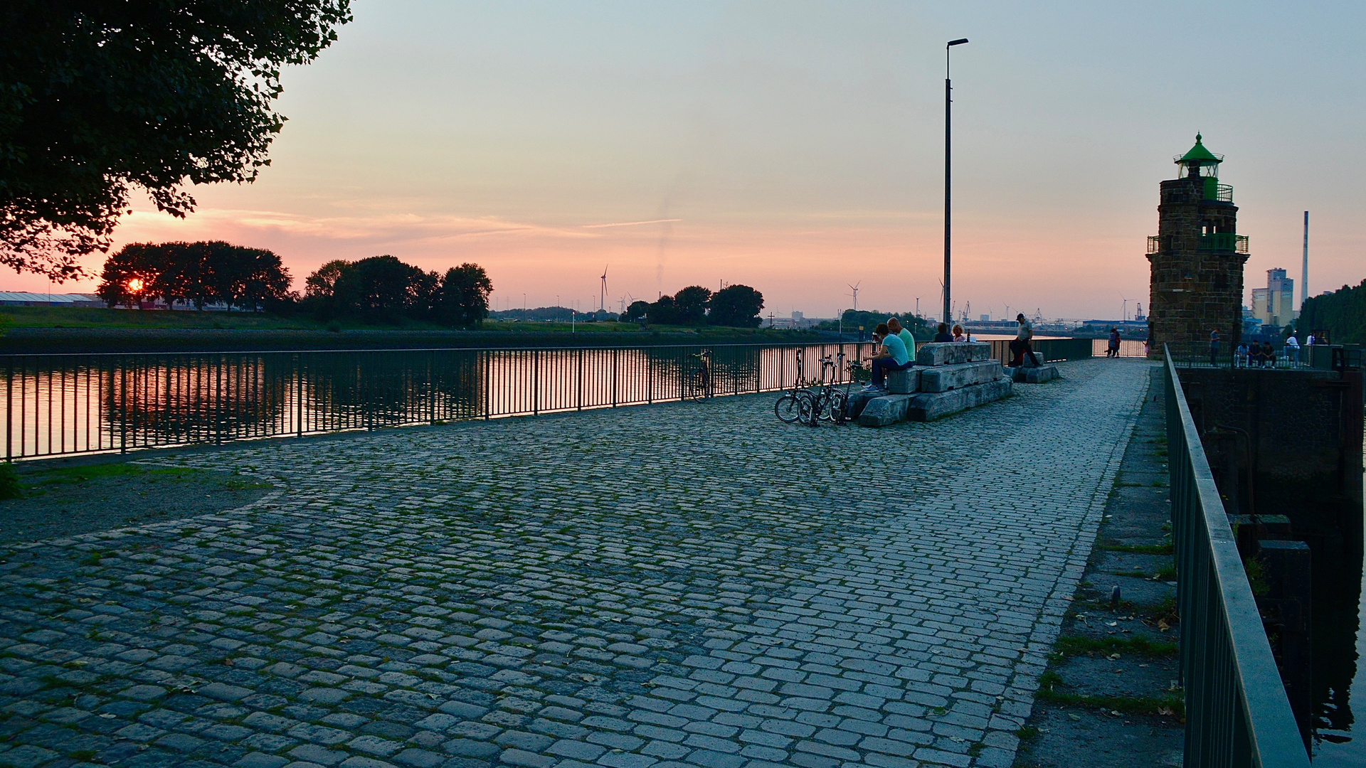 Abendvergnügen am Molenturm