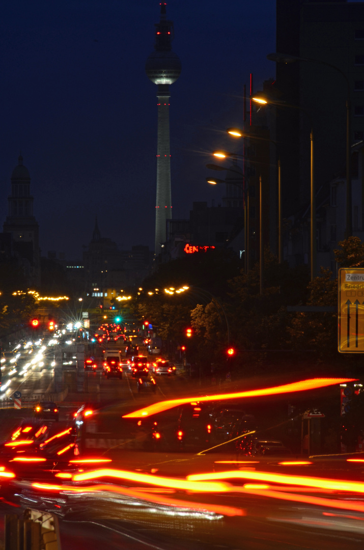 Abendverkehr in Berlin