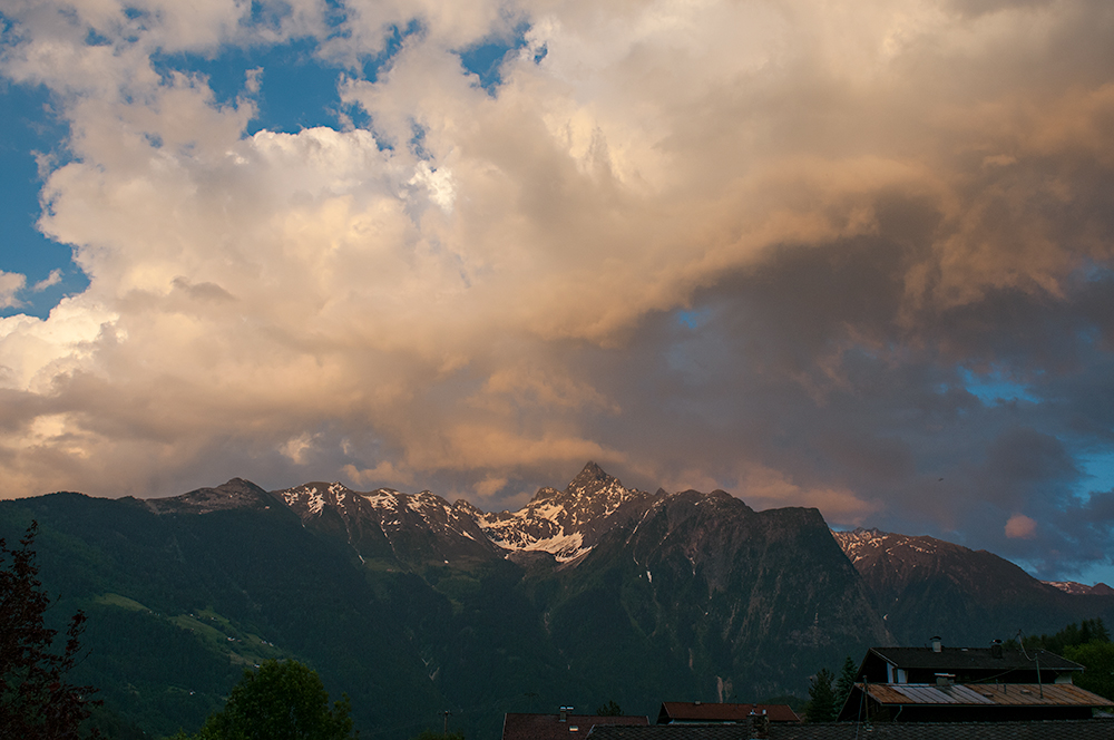 Abendwolken am Acher