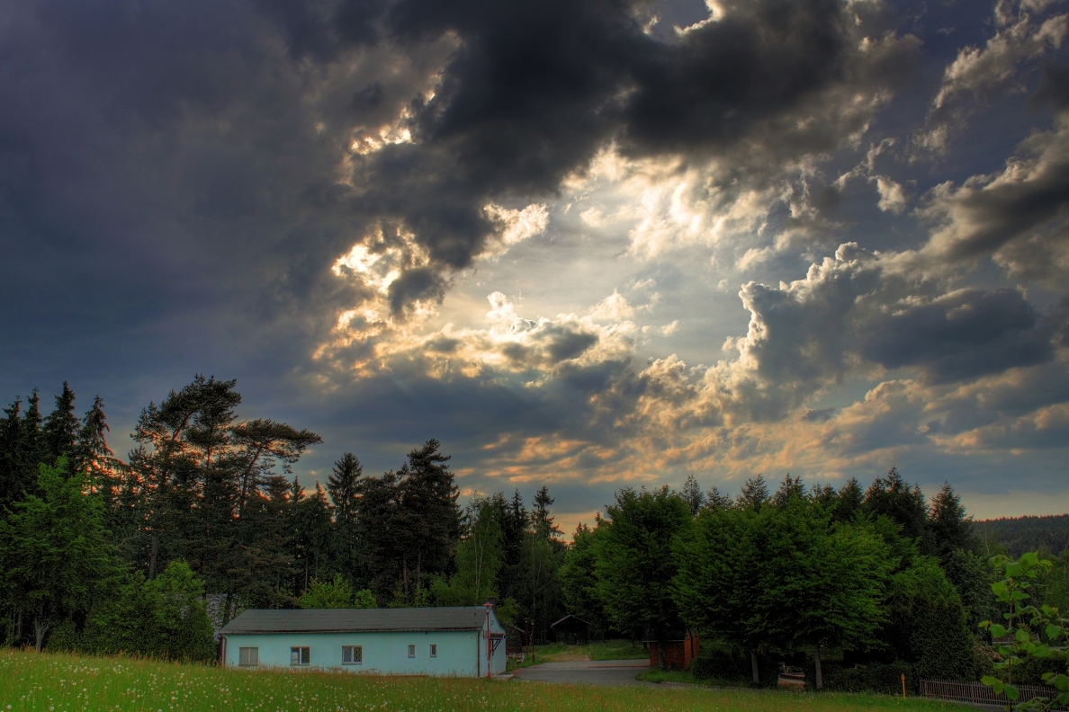 Abendwolken