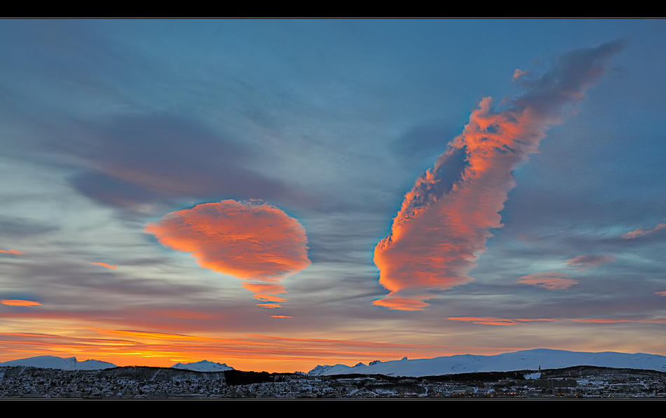 Abendwolken...