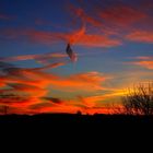 Abendwolken im Mansfelder Land