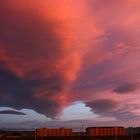 Abendwolken in Spanien