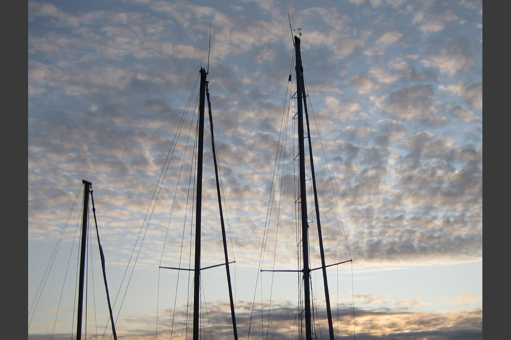 Abendwolken über Boyardville (1)