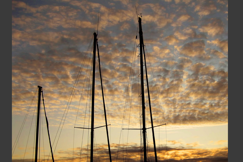 Abendwolken über Boyardville (2)