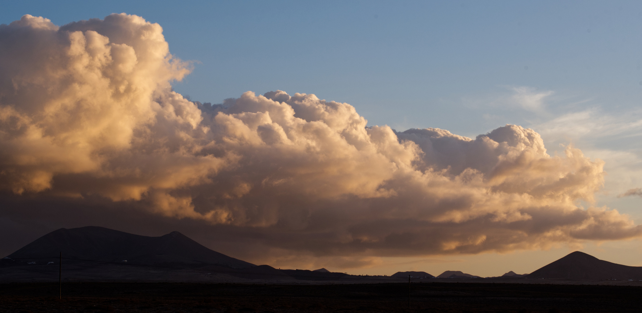 Abendwolken über Lanzarote