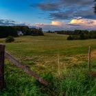 Abendwolken über Linderhausen