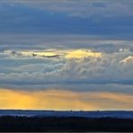 Abendwolken überm Neckartal ....