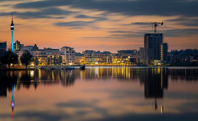 Abendzauber am Phoenixsee
