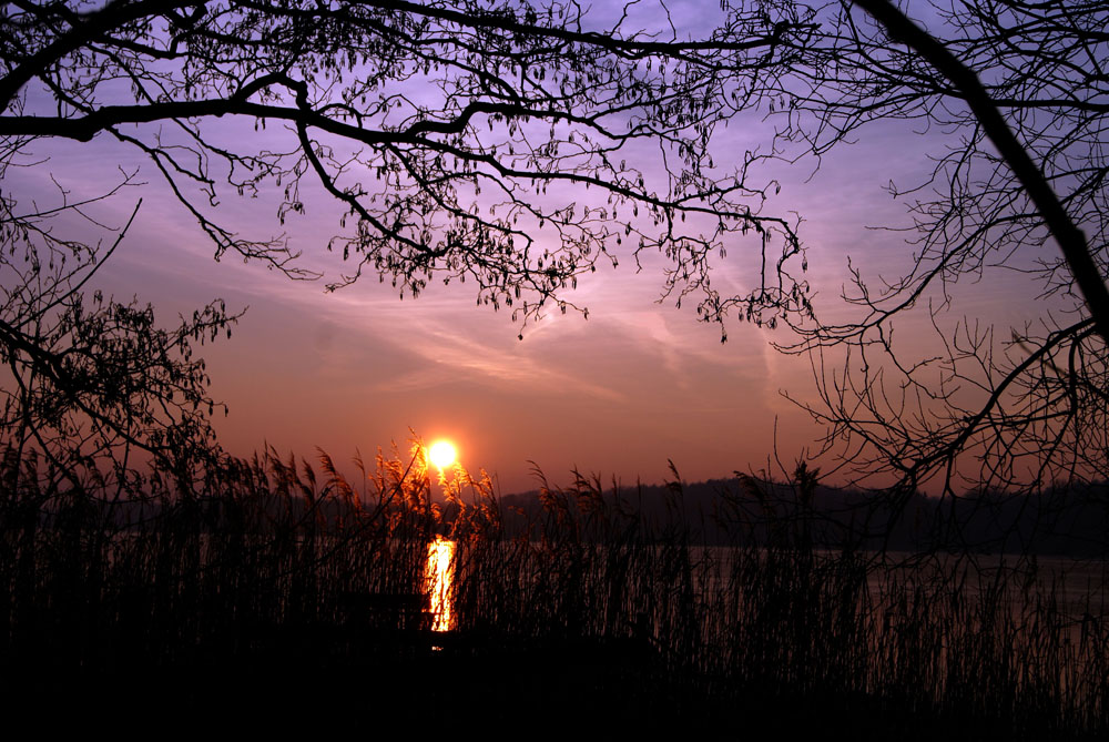 Abendzeit am See