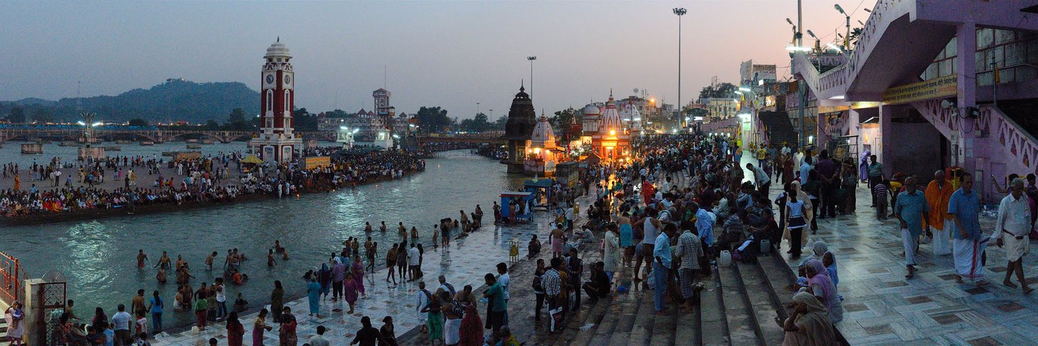 Abendzeremonie in Haridwar 