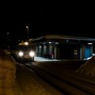 Abendzug am Morteratsch-Gletscher