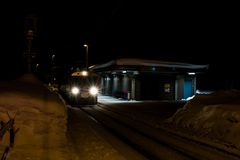 Abendzug am Morteratsch-Gletscher