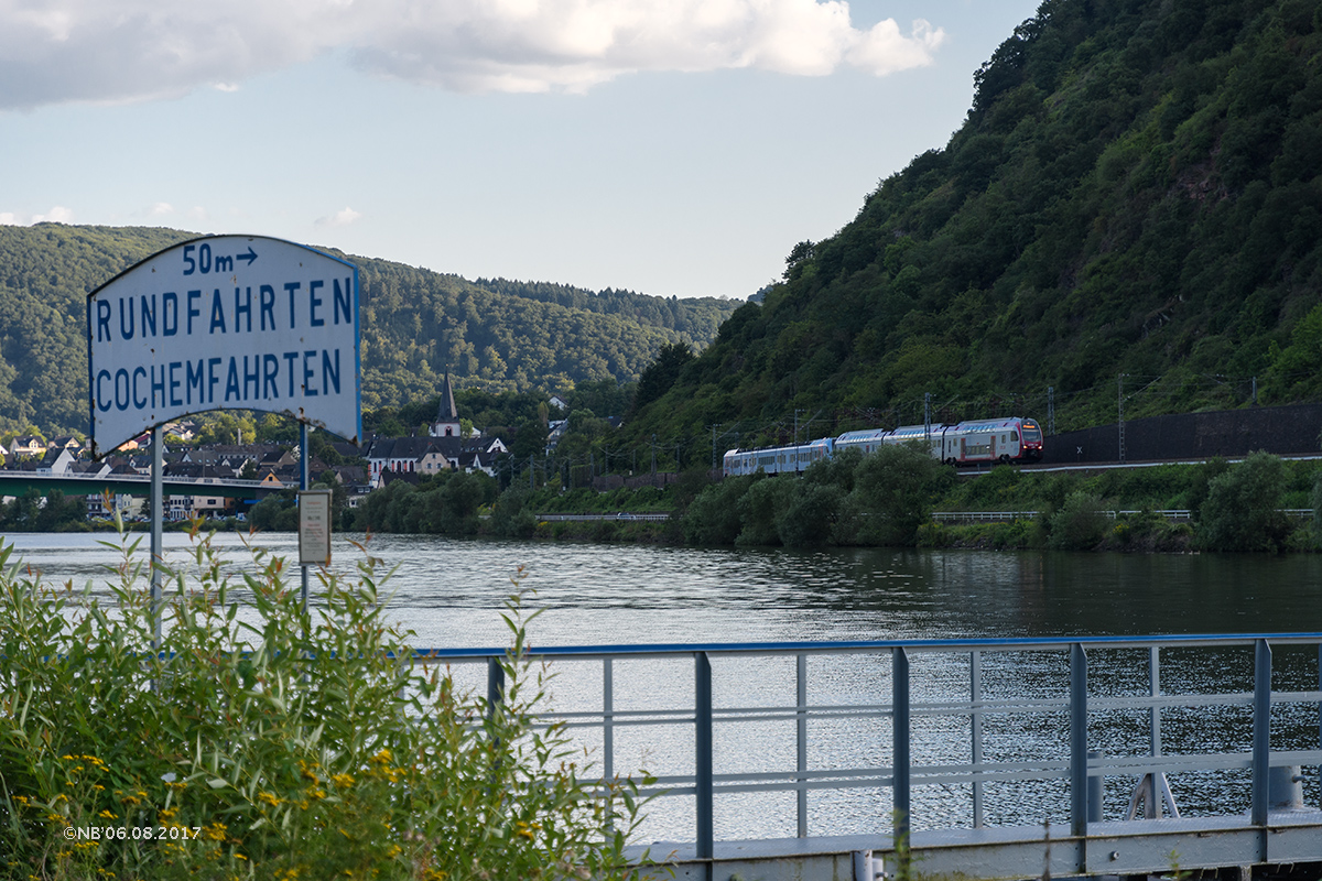 Abendzug nach Koblenz