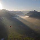 Abenflug an der Rotenflue