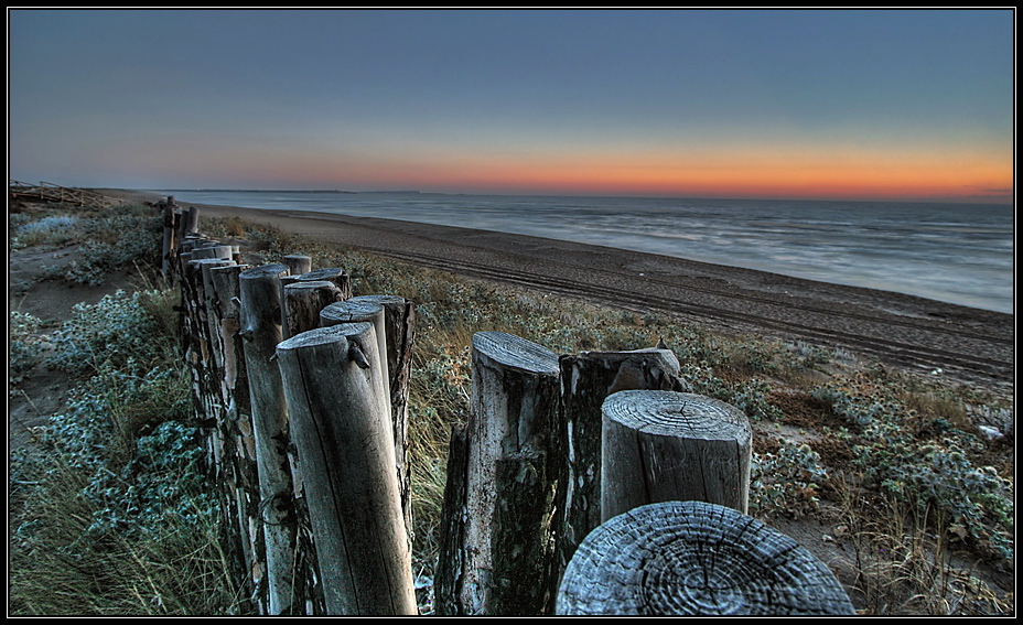 Abens am Strand