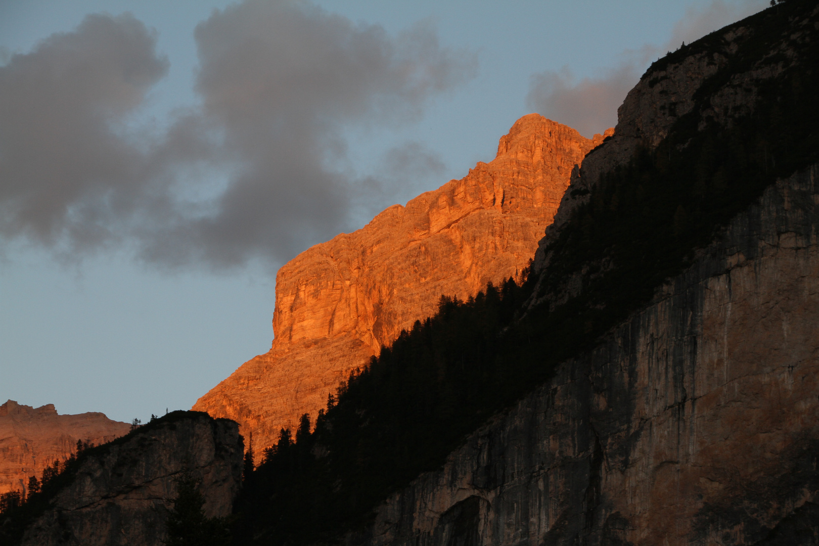 Abenstimmumg in den Dolomiten