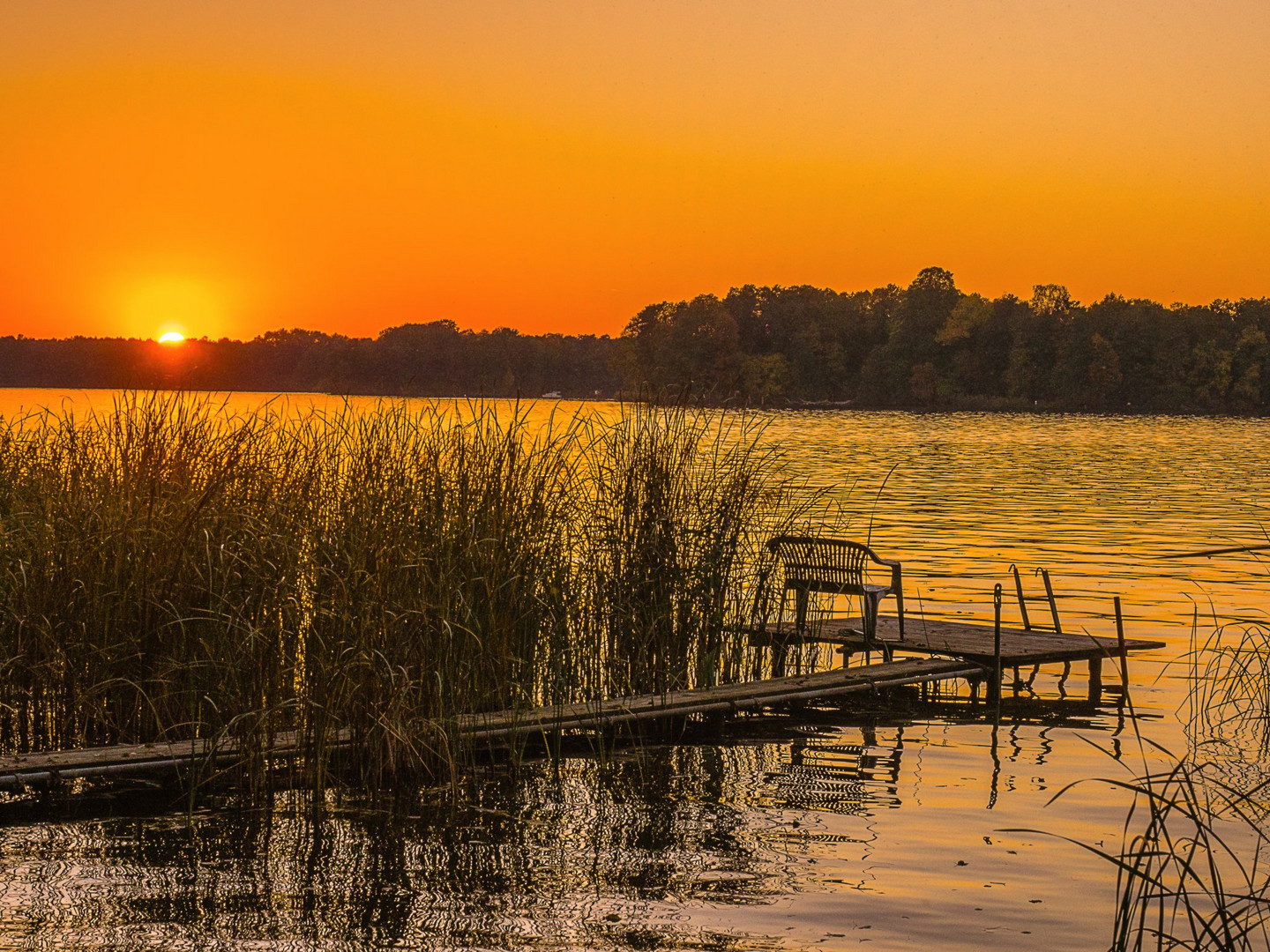 Abenstimmung am Seddinsee