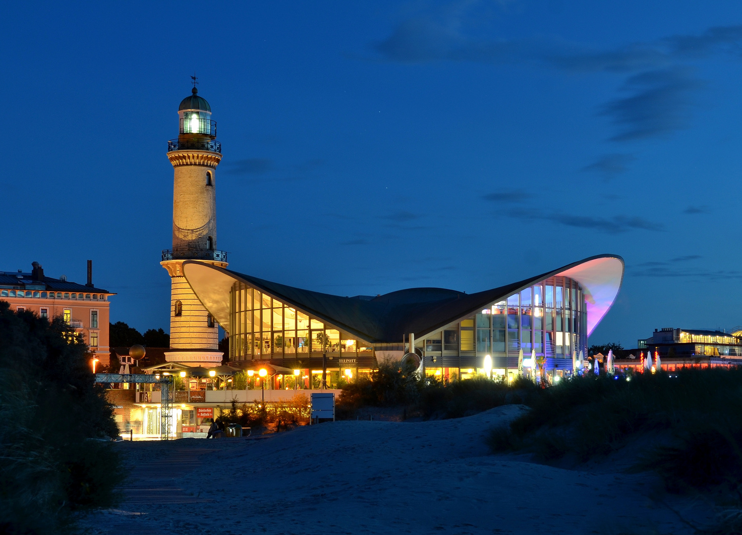 Abenstimmung am Teepott in Warnemünde