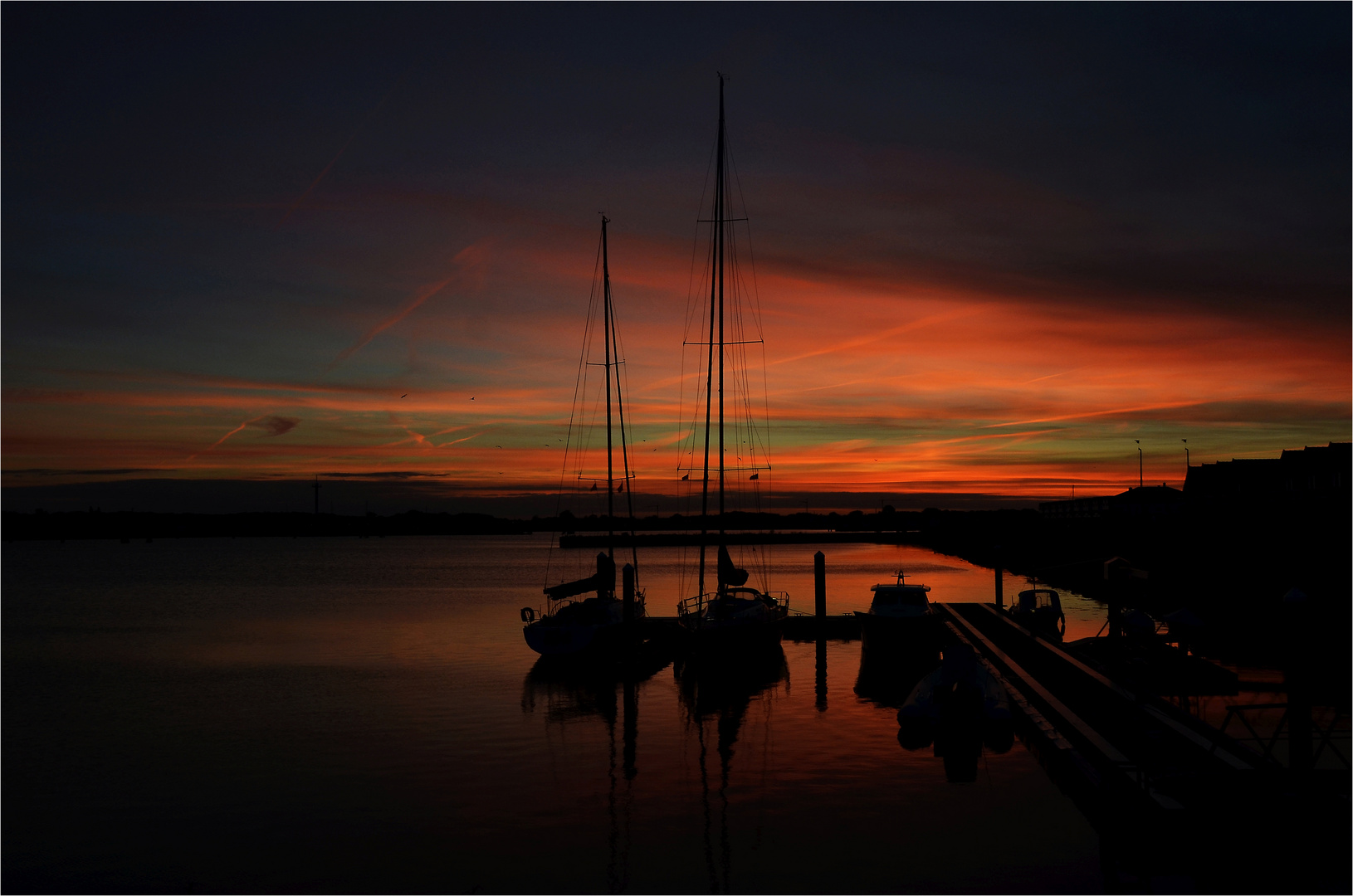 Abenstimmung an der Ostsee