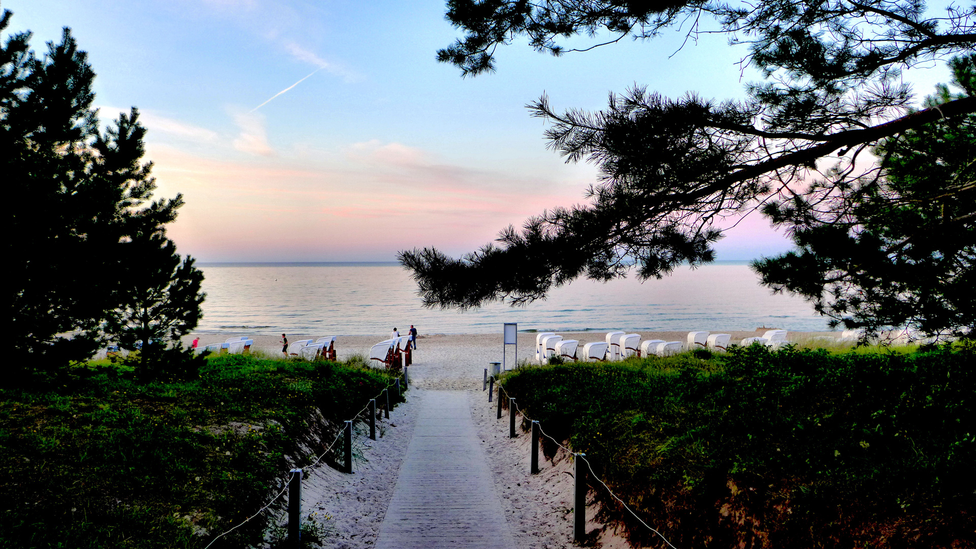 Abenstimmung an der Ostsee