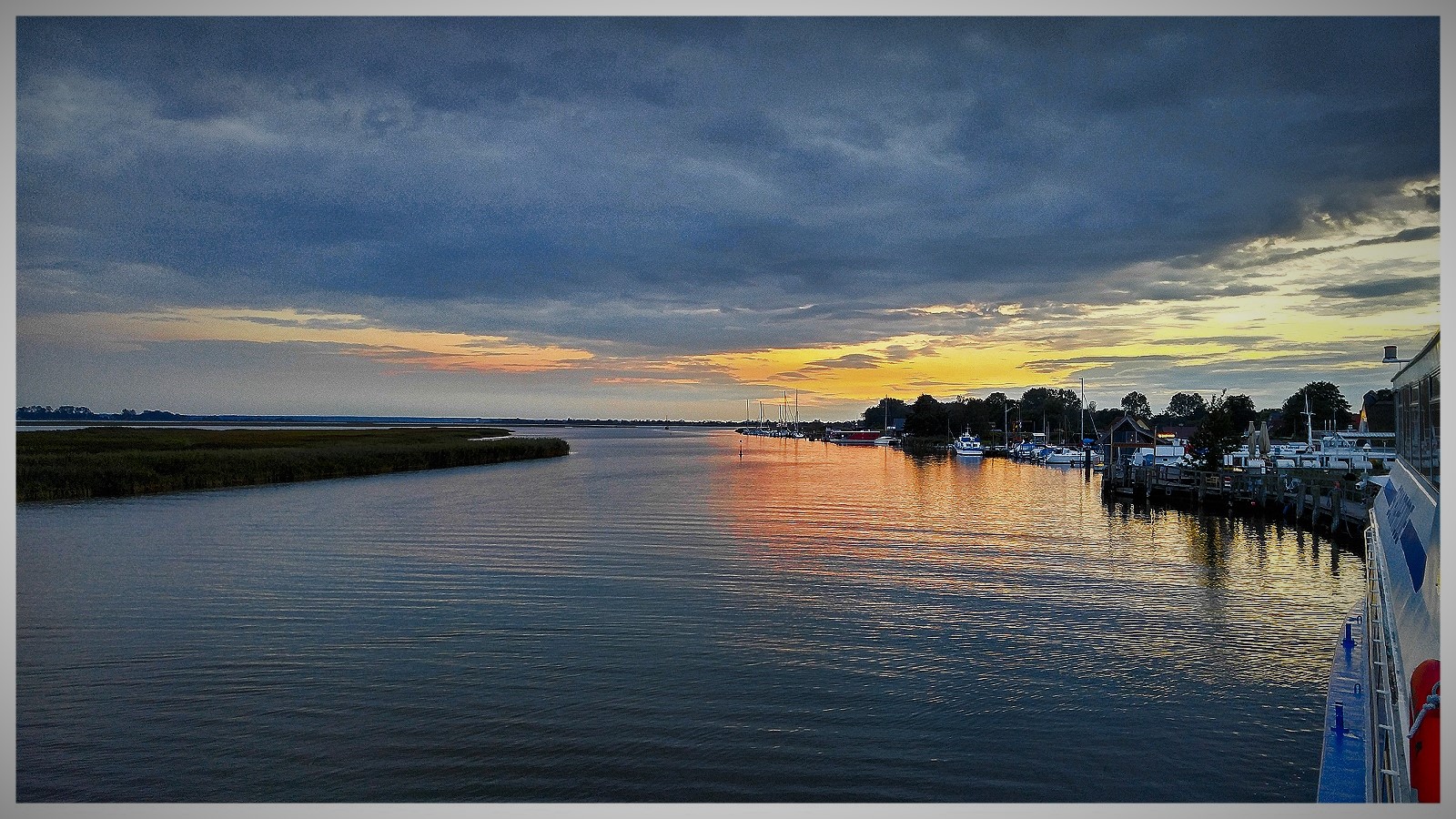 Abenstimmung Hafen Zingst am Bodden