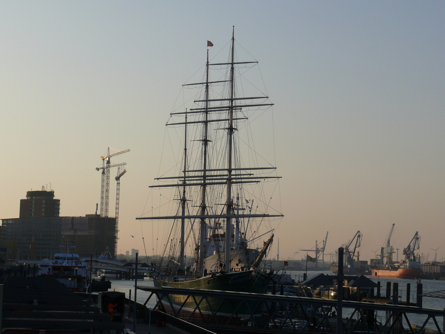 Abenstimmung in Hamburg