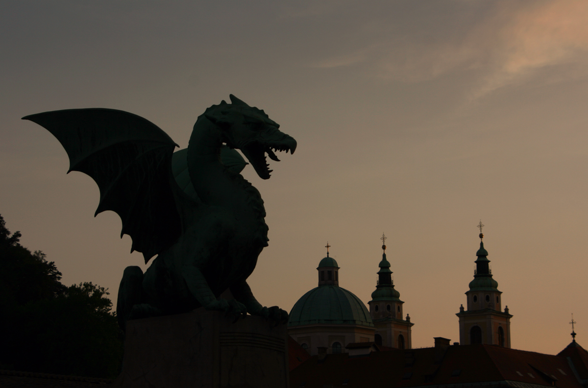 Abenstimmung in Ljubljana