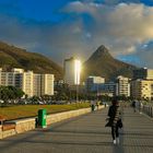 Abenstimmung Kapstadt mit Blick auf Lions Head