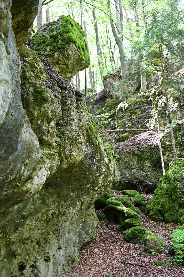 Abenteuerliche Felsformationen