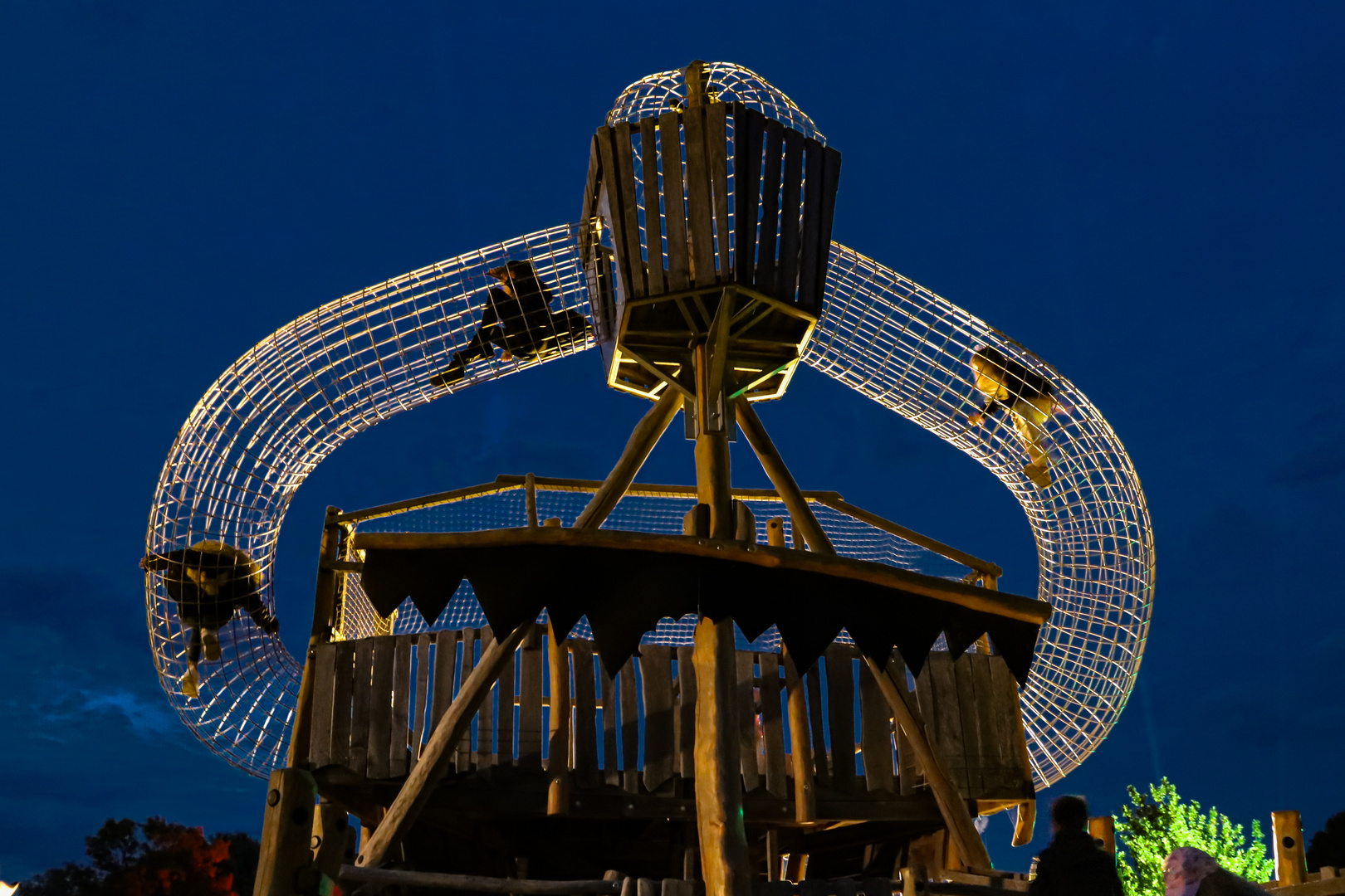 Abenteuerspielplatz im Entdecker -Park "Minimare"in Kalkhorst