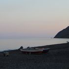 abentlicher Strand von Stromboli