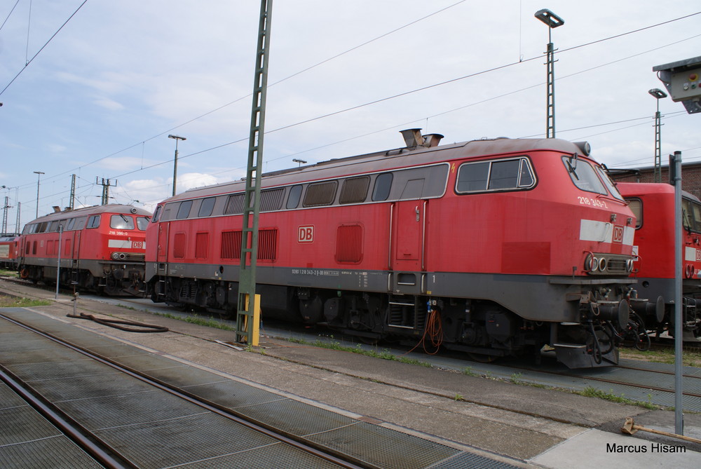 Aber zwei 218 kommen aber wirklich nur in der Ausnahme in Freiburg