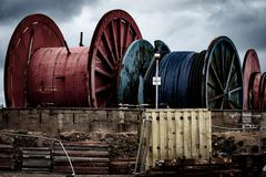 Aberdeen Harbour - Kabeltrommeln