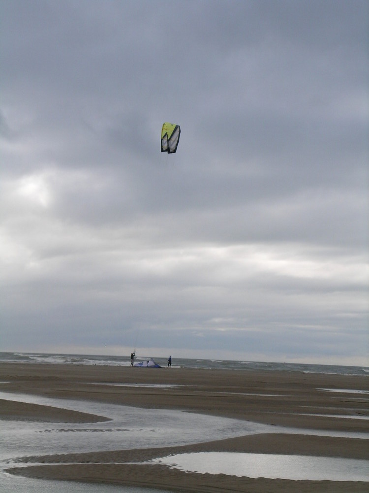 Aberdyfi Beach im Herbst 2008