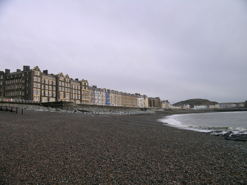 Aberystwyth in winter - lonely and blue