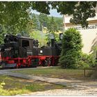 Abfahrbereit im Bahnhof Oberrittersgrün