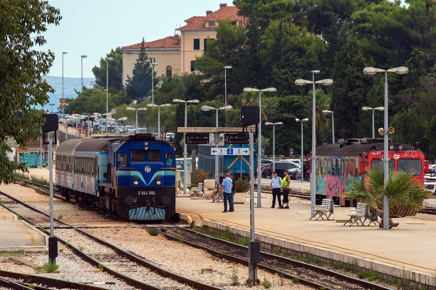 Abfahrbereit in Split