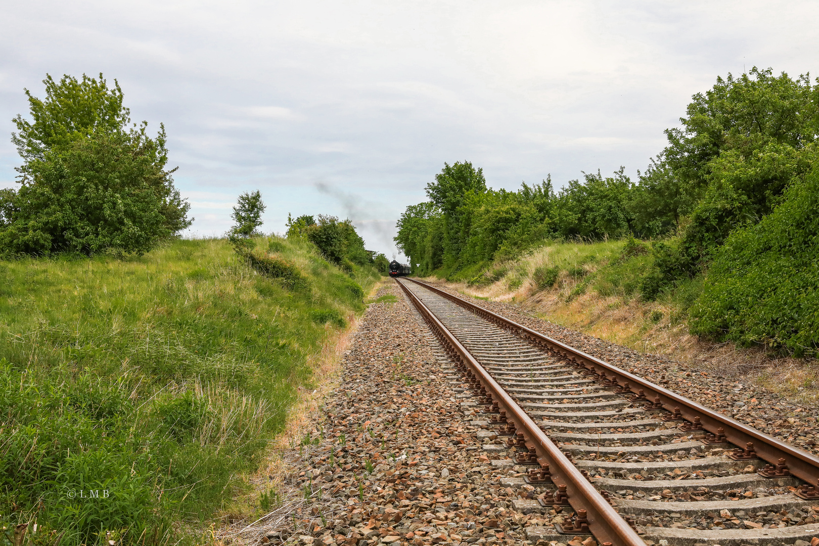 Abfahrt am Bahnhof Blankenfele