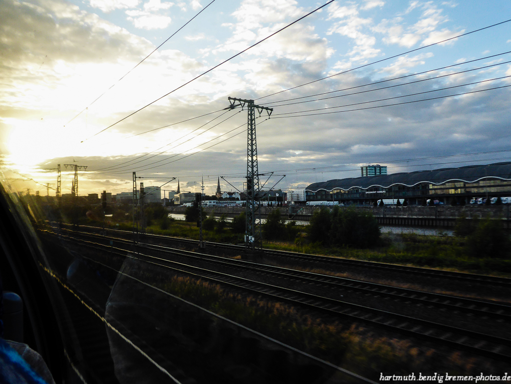 Abfahrt aus Hamburg