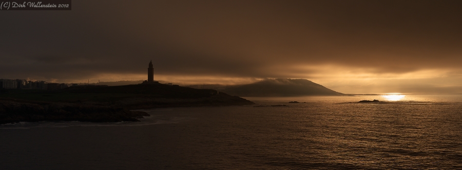 Abfahrt bei Sonnenuntergang