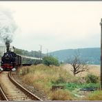 Abfahrt der Bimmel in Orlamünde vor 25 Jahren 1989 (Bild 2)