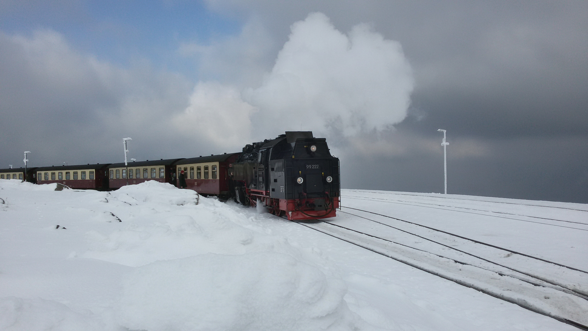 Abfahrt der Brockenbahn...