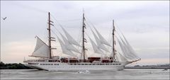 Abfahrt der "SEA CLOUD SPIRIT"