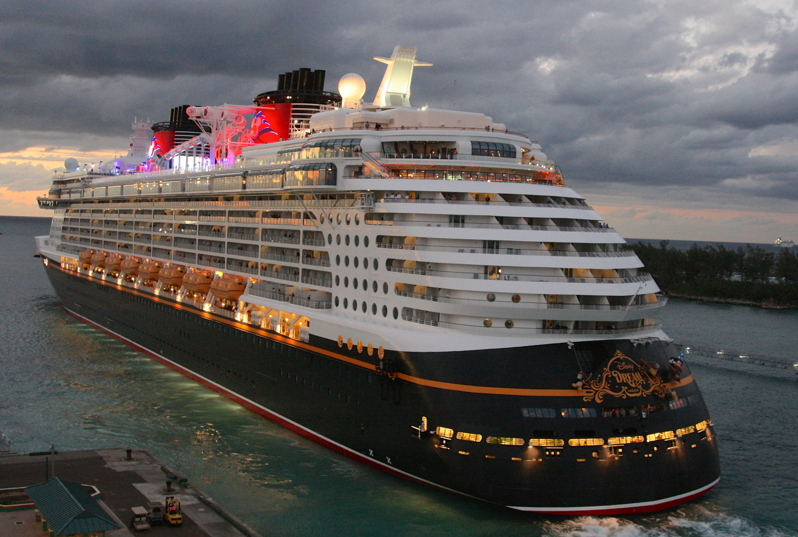 Abfahrt Disney Dream Nassau (Bahamas)