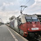 Abfahrt IC 2217 mit "Adler-Lok" nach Stuttgart