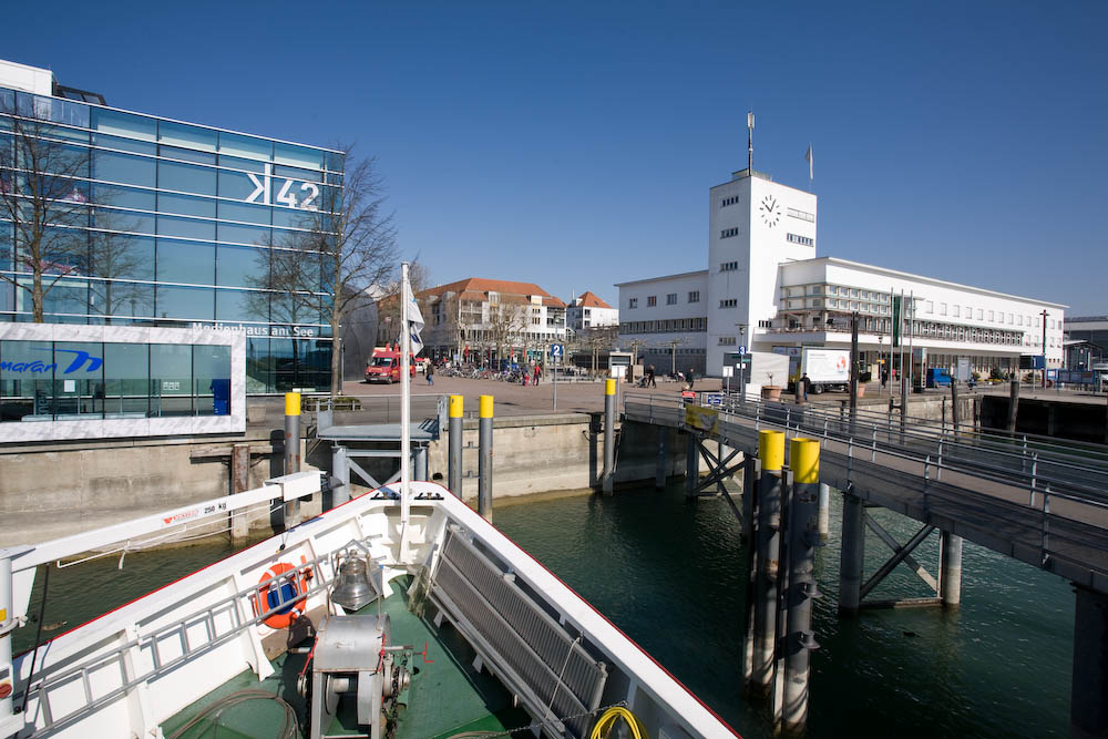 Abfahrt in Friedrichshafen